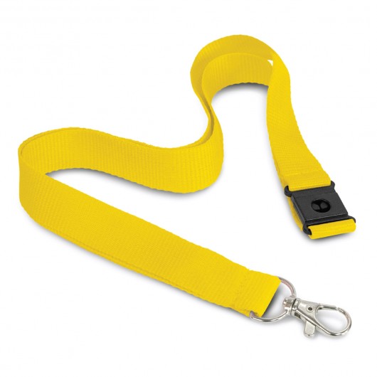 3D Logo Lanyards yellow